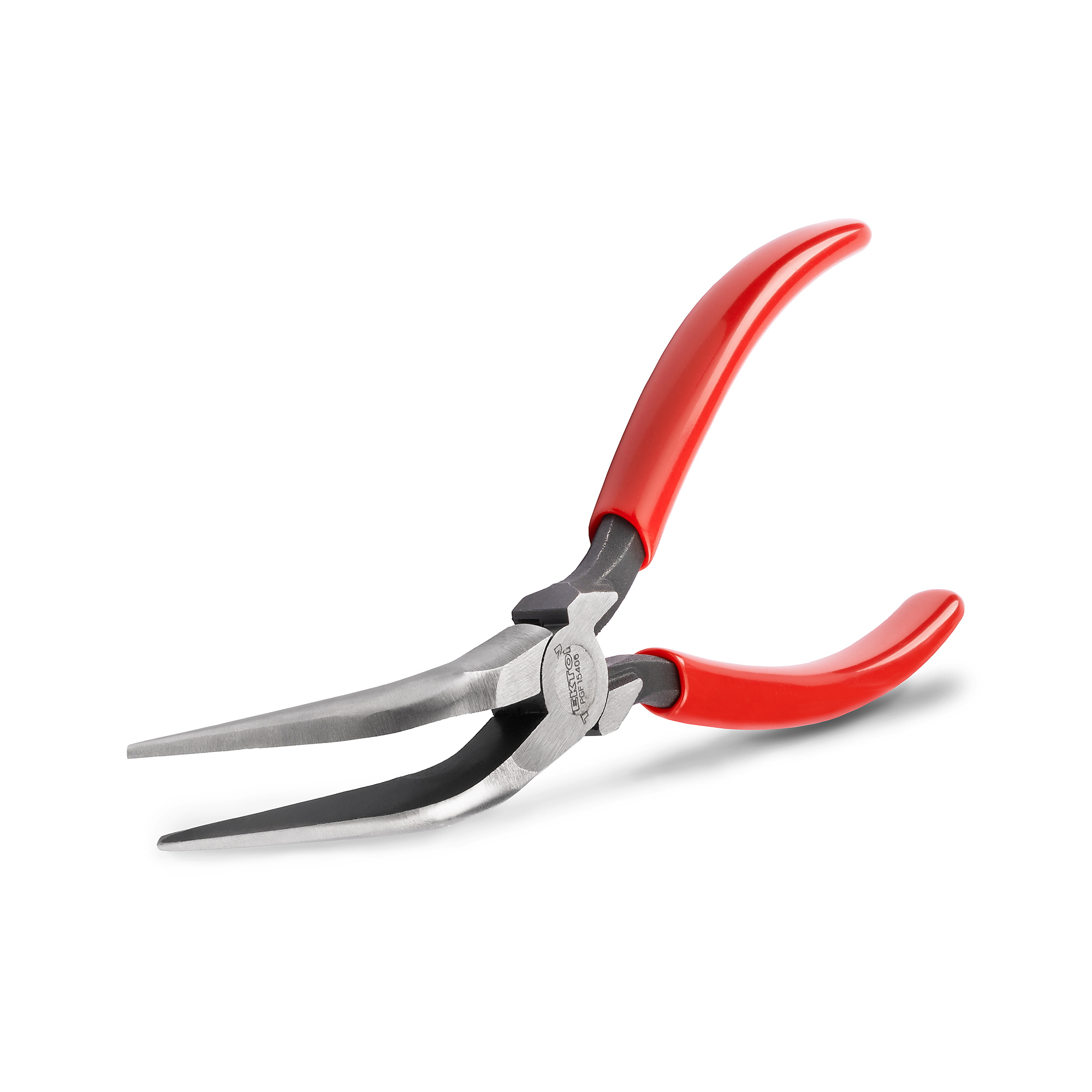 TEKTON 6 Inch 70-Degree Bent Smooth Jaw Long Nose Pliers | PGF15406